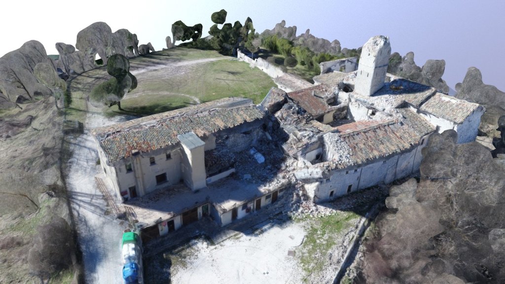 Rilievo post sisma Castelsantangelo sul Nera