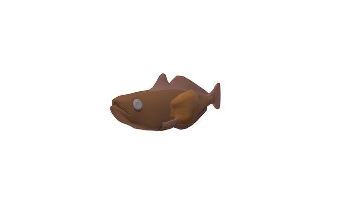 Peixe Trematomus Newnesi 3D Model