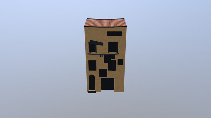 Unfinished House 3D Model