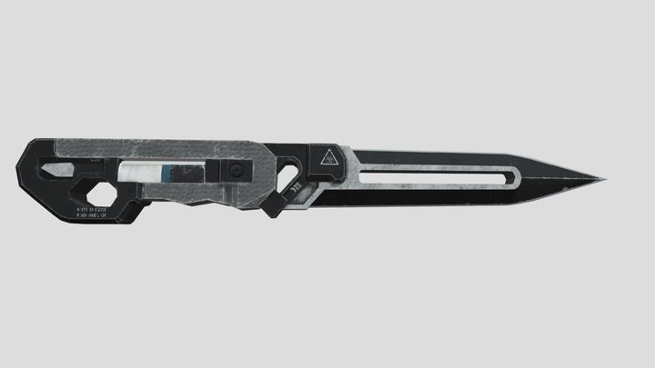 Knife Scifi 3D Model