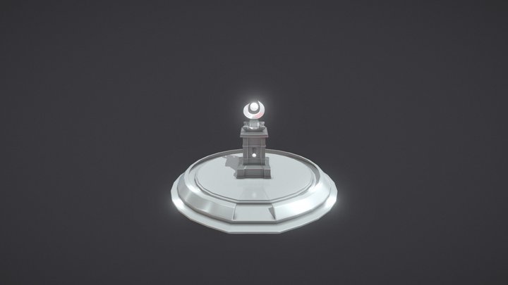 Crystal Pillar 3D Model