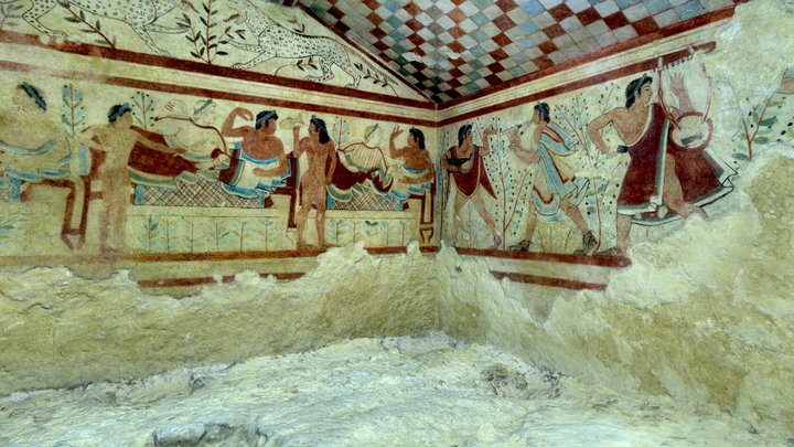 Tomba dei Leopardi, 470 a.C.circa. 3D Model