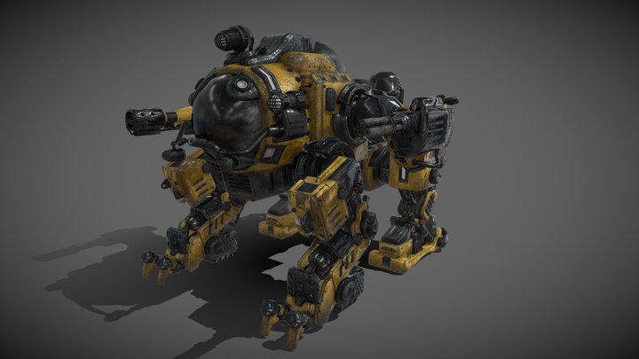 Beast Robot 3D Model