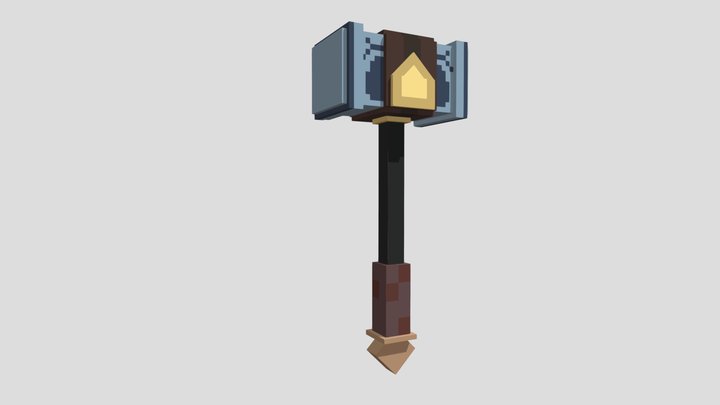 Poppy's Hammer (Orlon's Hammer) 3D Model
