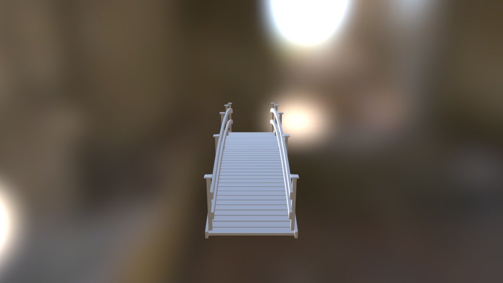 Wooden Bridge-3D View- View1