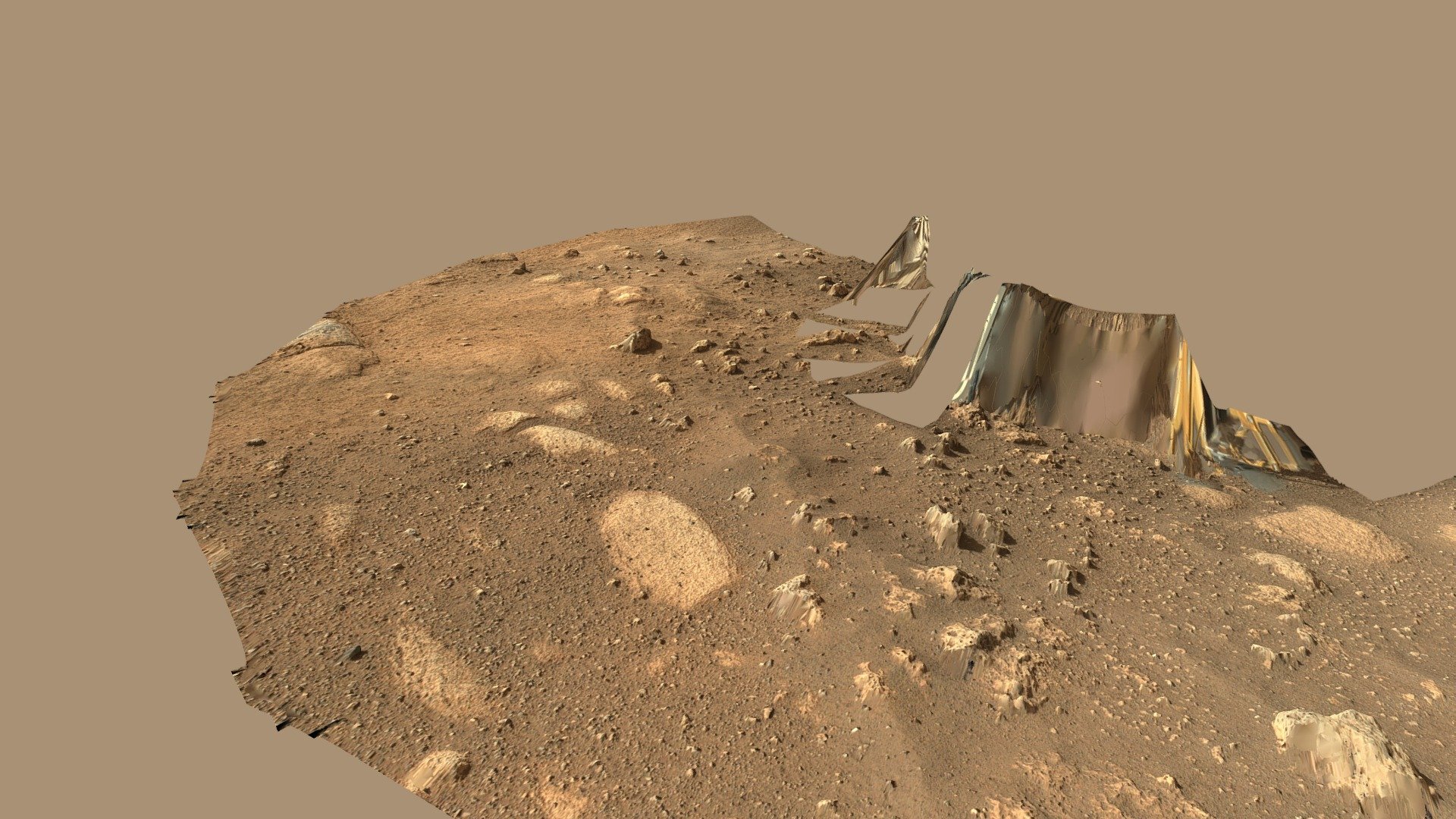 M2020 Landing Site Rover Foreground