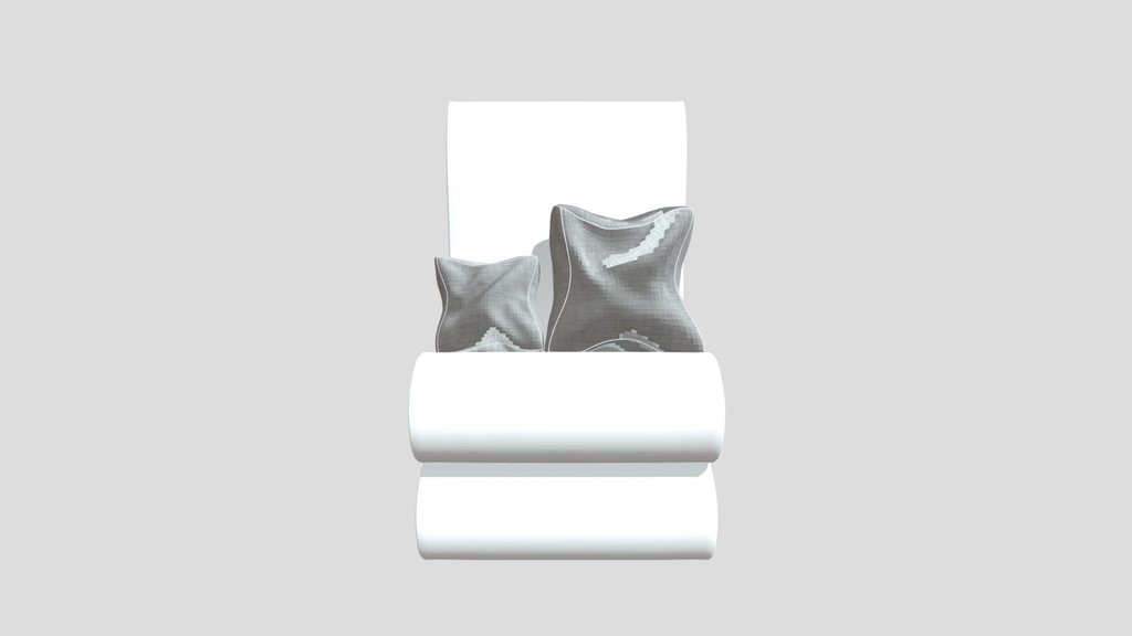 Wooden Curvy Seat With Pillows