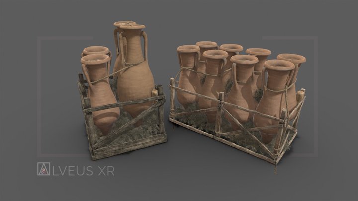 Pack de ánforas (II) / Roman amphorae (II) 3D Model