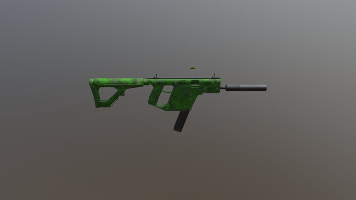 Low Poly Vector MW2 3D Model