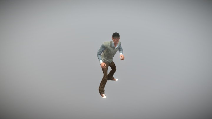 Drop Kick 3D Model