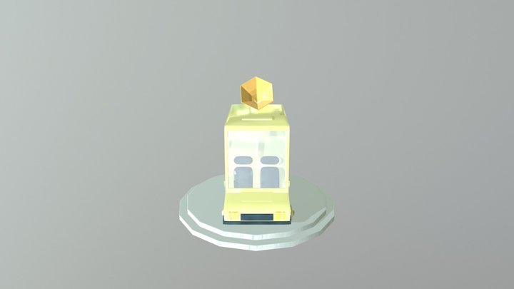 LowPoly Car 3D Model
