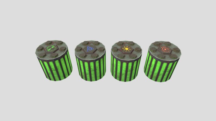 animal company - Fuel Canisters 3D Model