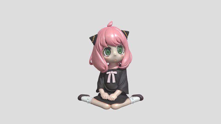 Anya Forger spy x family 3D Model