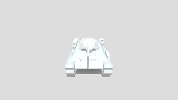 T34-76 3D Model