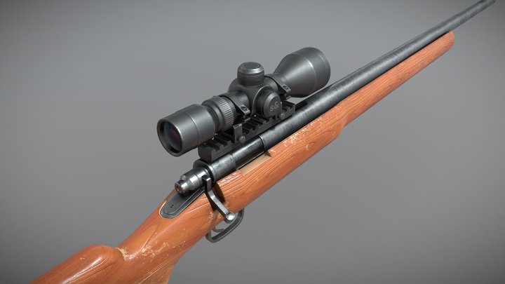 M24 Sniper Rifle (Wise Guys) 3D Model