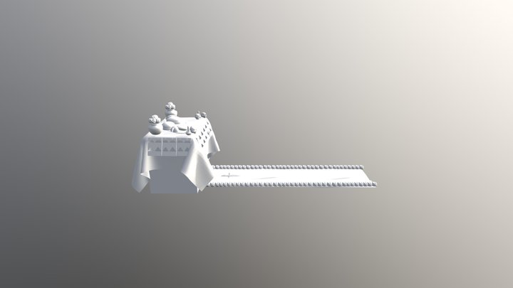 Convocatoria Altar de Muertos 3D 3D Model