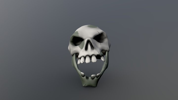 Sea Of Thieves - Skeleton Head 3D Model