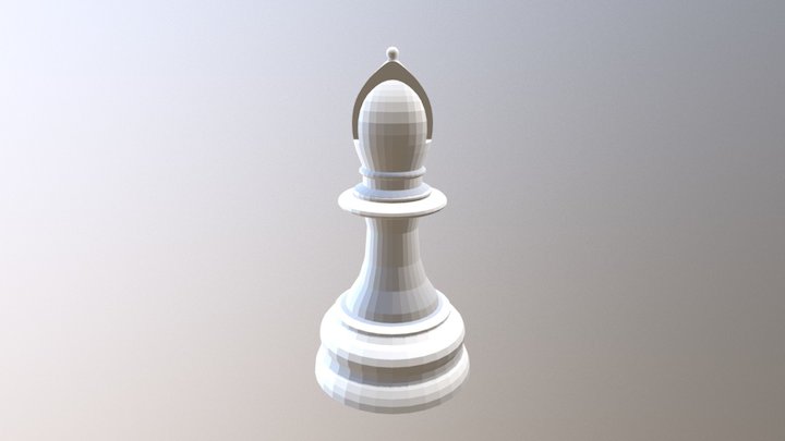 High poly Chess set 3D Model