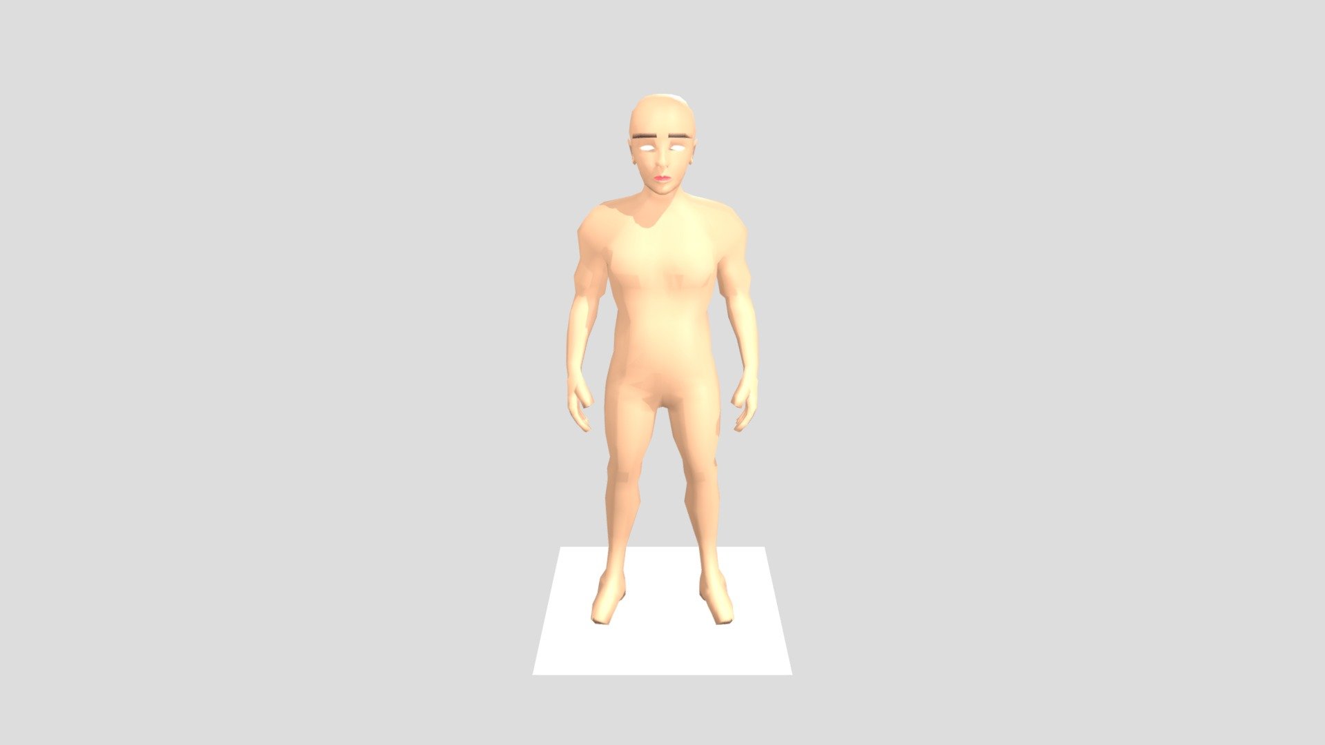 low poly boy