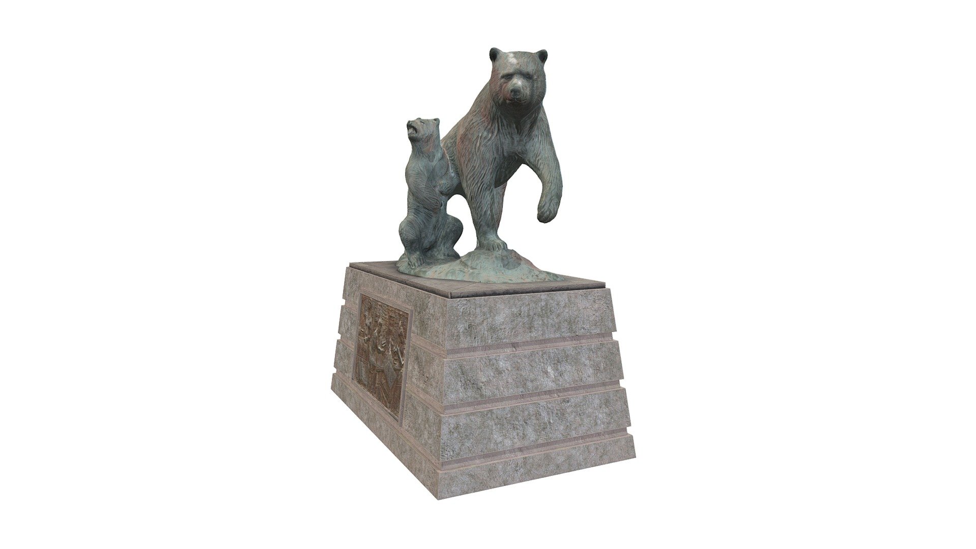 단국대학교 야외 곰상 - 3D model by dankookhistory [b2b4f0c] - Sketchfab