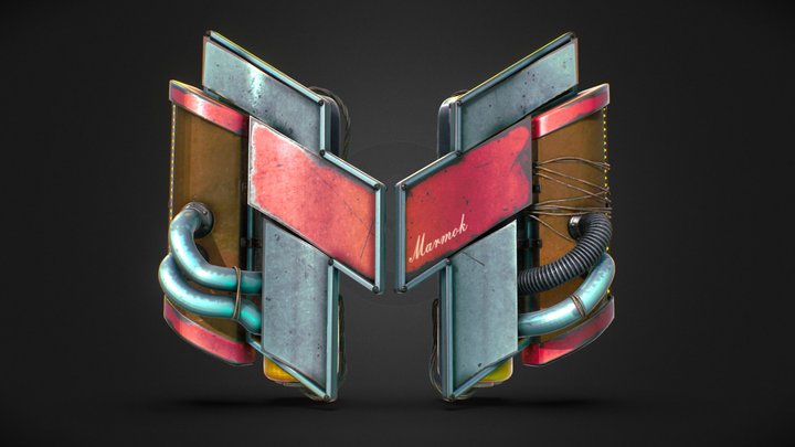 Logo Marmok'a 3D Model