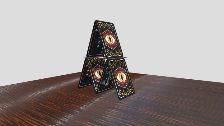 Baron Playing Cards 3D Model