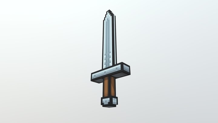 Iron Sword (Pixel Gun 3D) – Modelo 3D gratuito STL