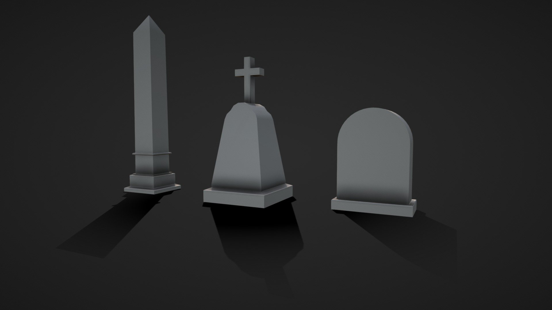 A bunch of Grave stones
