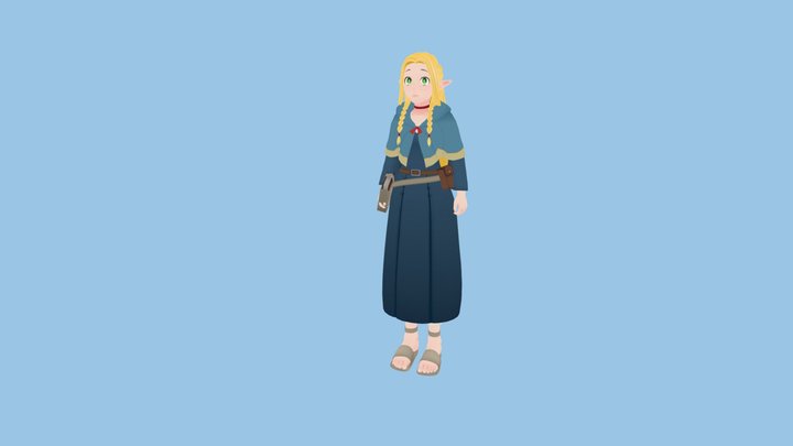 Marcille motion (Dungeon Meshi) 3D Model