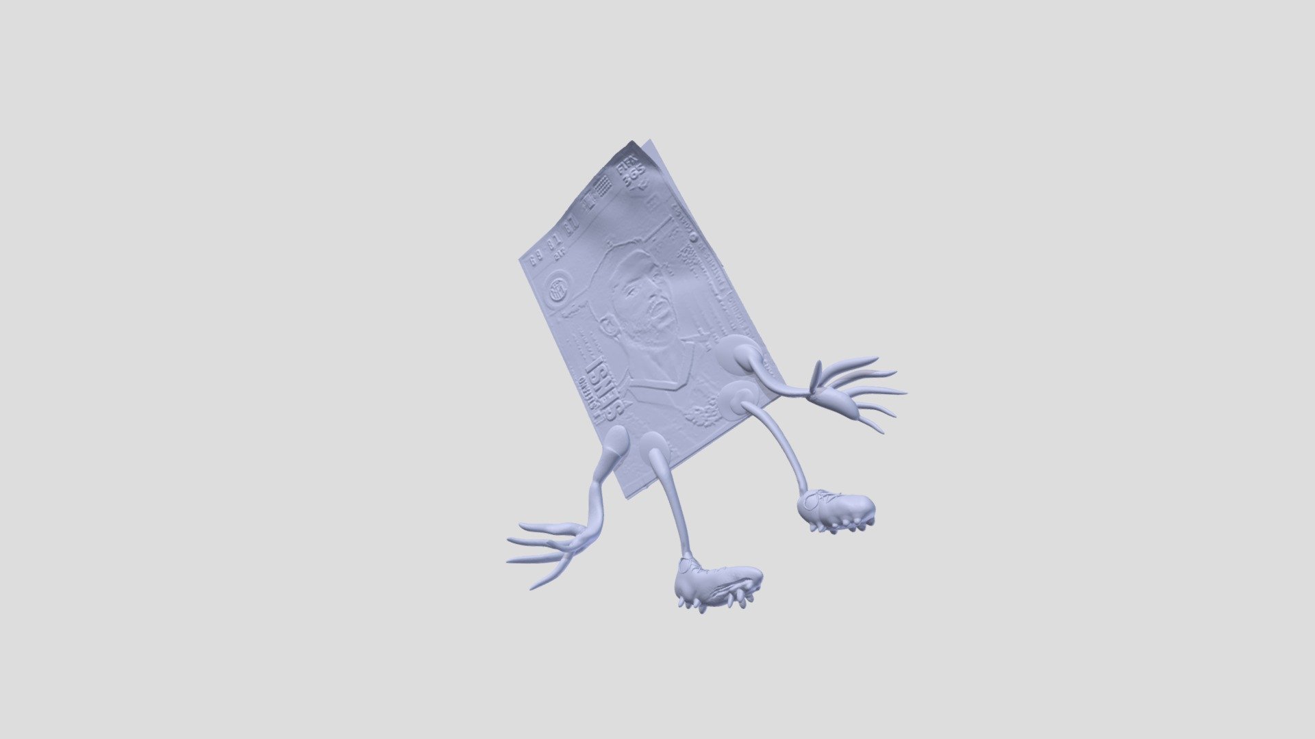 Sensi sticker with blu tack