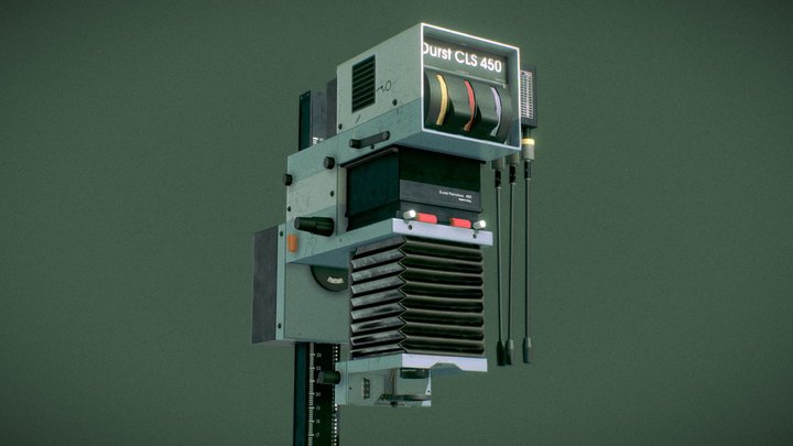 Durst Enlarger Darkroom asset 3D Model