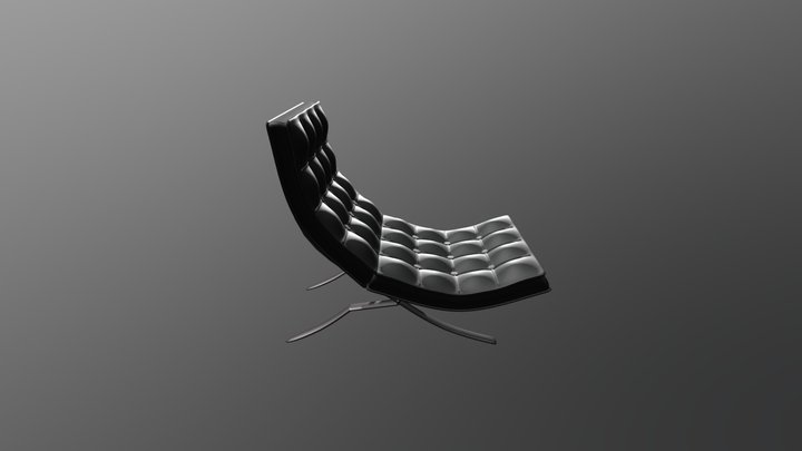 Relaxing Single Sofa 3D Model