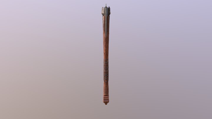 Kratos' Leviathan Axe - Fan art 3D Model
