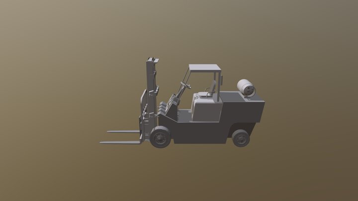 Forklift-Wip 3D Model