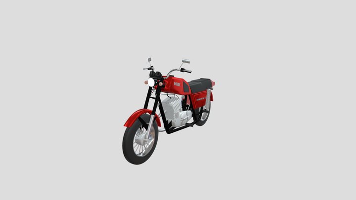 motorcycle of the USSR 3D Model