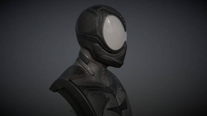 Lagarto Negro 3D Model
