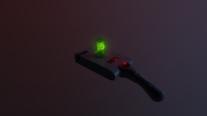 Rick and Morty Portal gun 3D Model