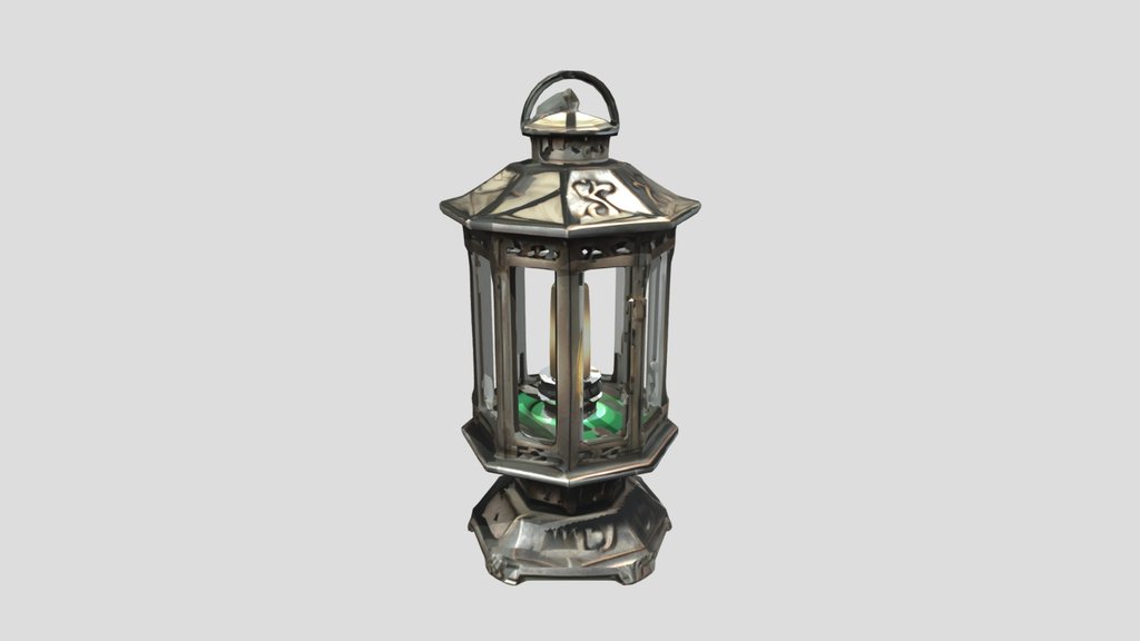 Mystic Lantern — 3D Model | Game Ready | PBR Tex