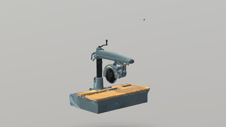 De Walt GP Radial Arm Saw 3D Model
