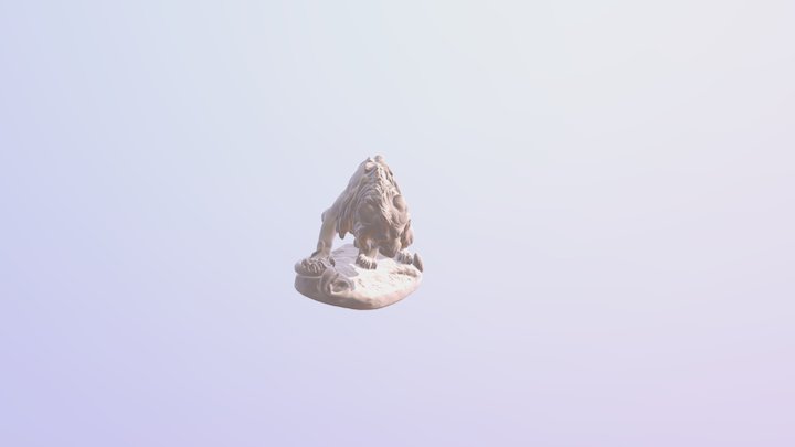 Lion_Anotation 3D Model