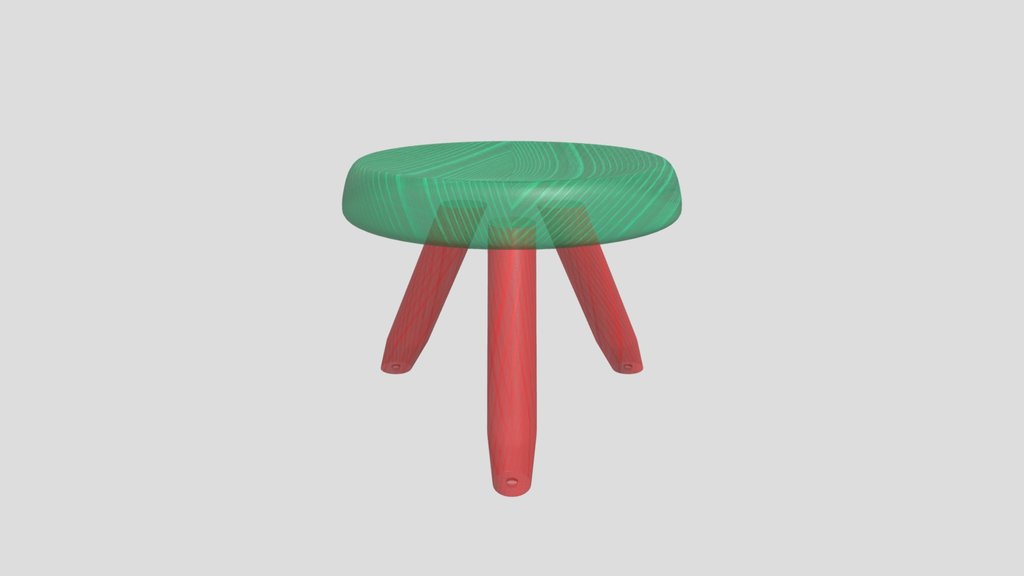 524 Tabouret Berger Stool