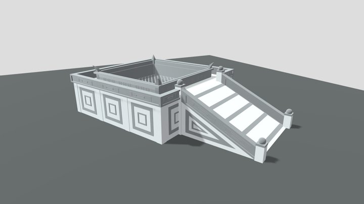 Brandopferaltar 3D Model