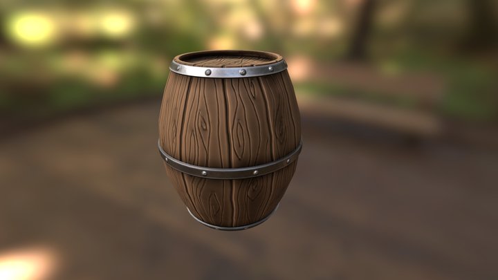 Barrel 3D Model