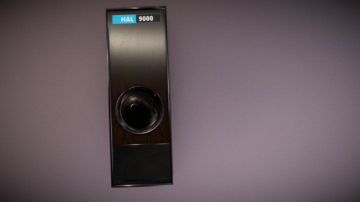 Hal 9000 3D Model
