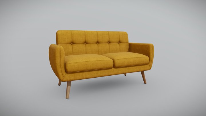 Modern Sofa 02 3D Model
