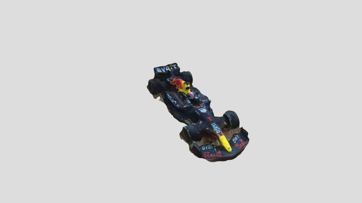 Max Verstappen F1 Car 3D Model