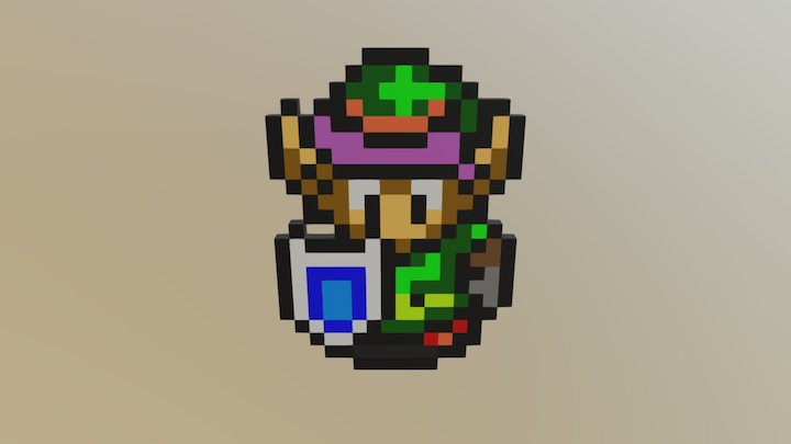 ALTTP Link 3D Model