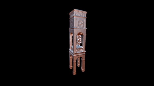 3D Model of ETSU Clock Tower 3D Model