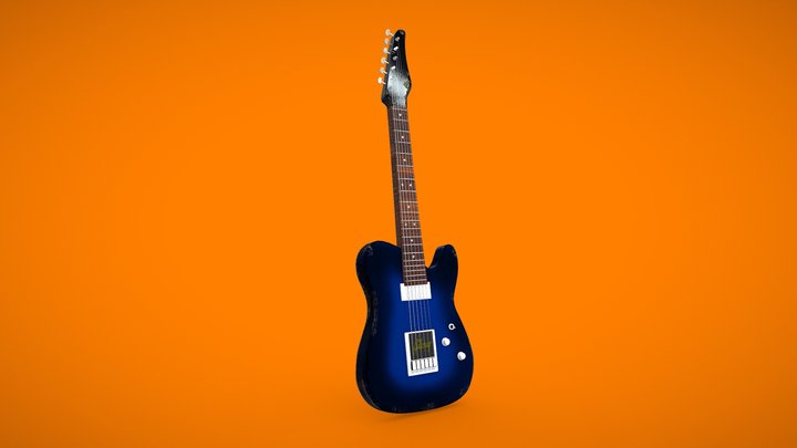 Guitarra Gibson 3D Model
