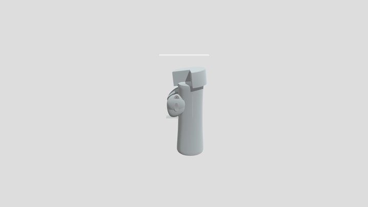The Cheese Headed Bean Boy (FIXED) 3D Model